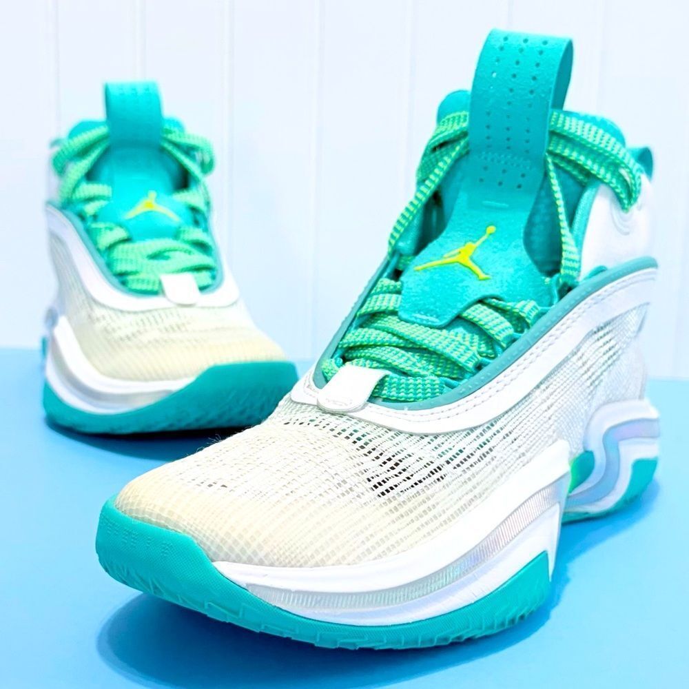 Jordan 36 Gs Guo Ailun Global Game White Hyper Jade Dm0795-107 Size 5y